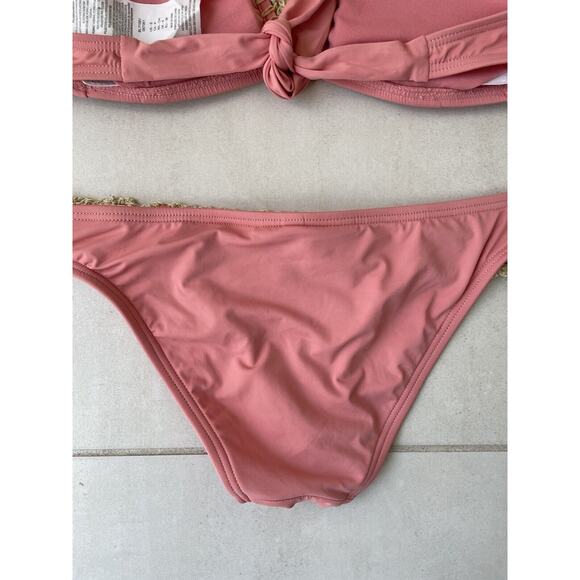 Bikini Lab Swim Bikini Halter Crochet Swimwear - Picture 9 of 10